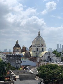 View from rooftop pool