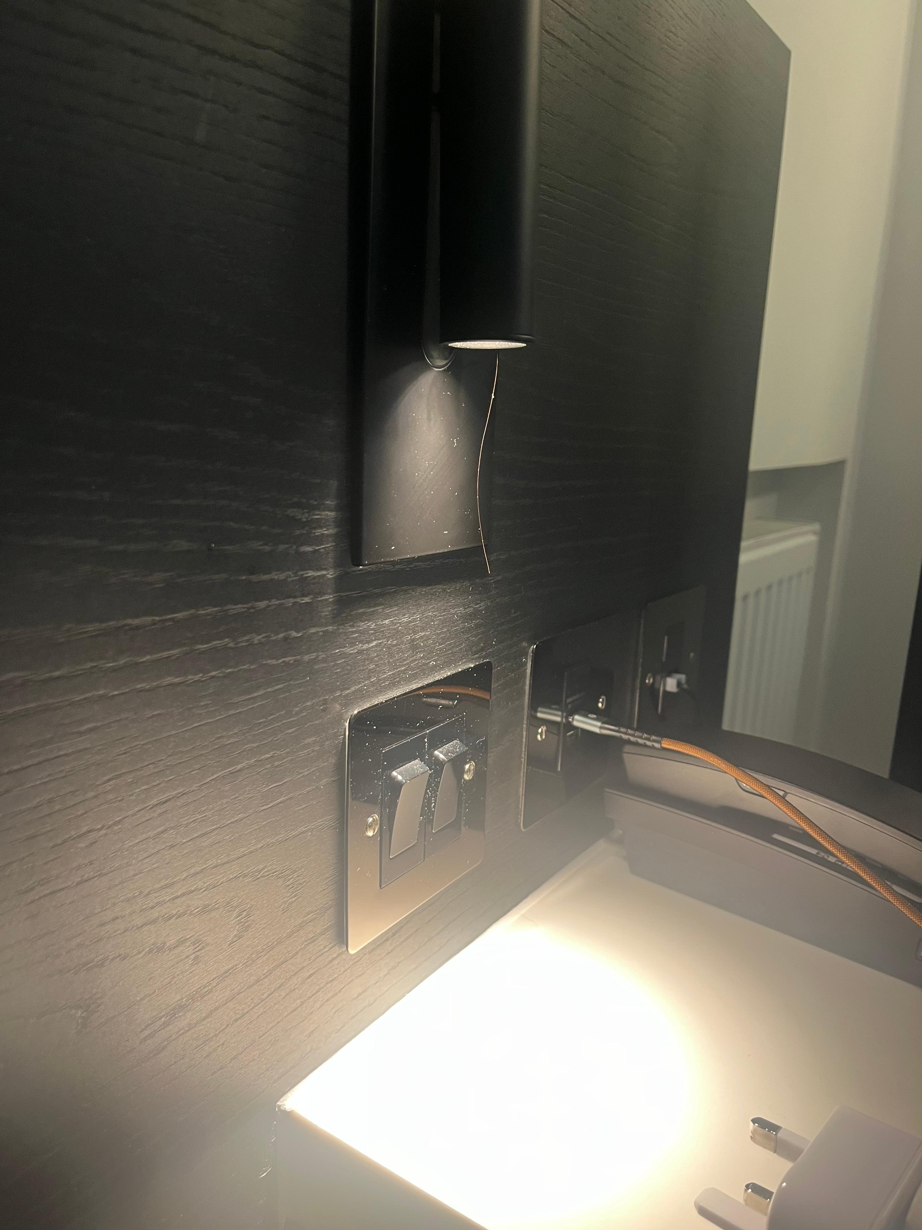 Long strand of hair. I have a buzzed head. 