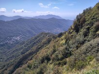 Auf der Hochstraße zum Monte Fasce