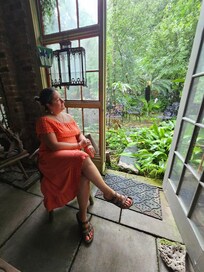 A view into the garden.