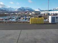 Hotel is in the back left of this photo from the ferry dock