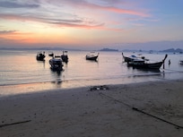 Sunset on the beach