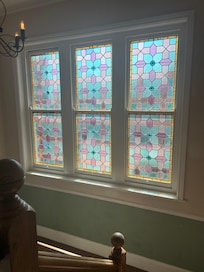 Beautiful hallway window.
