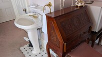 Love the ornate desk