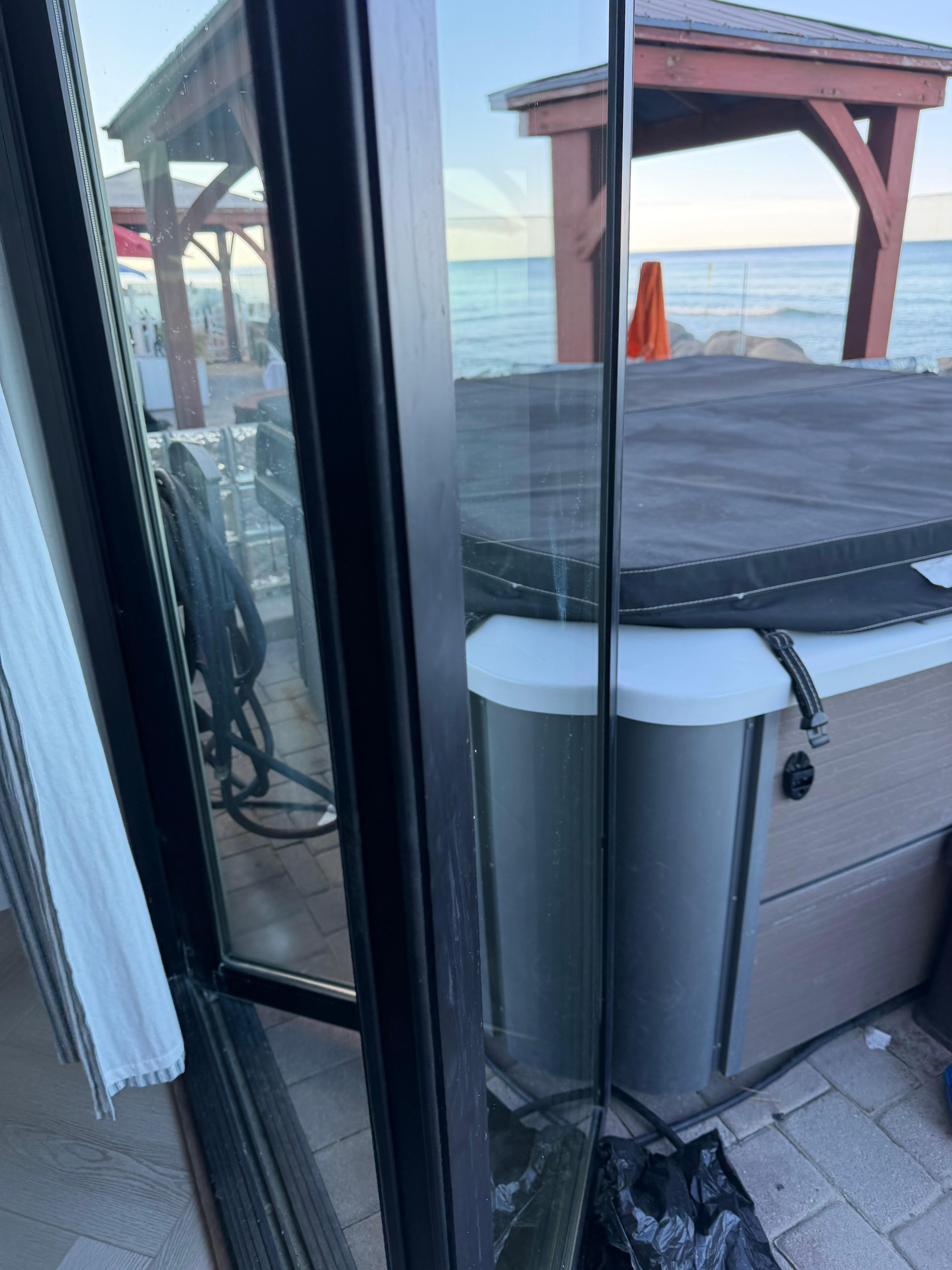 Outdoor sliding door 