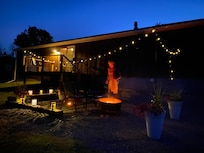 Fire pit at the VRBO