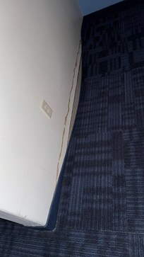 Wall trim falling off