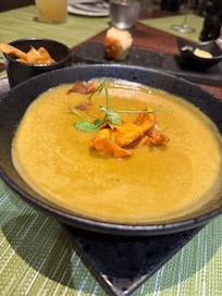 Their sweet potato and carrot soup - DELISH!