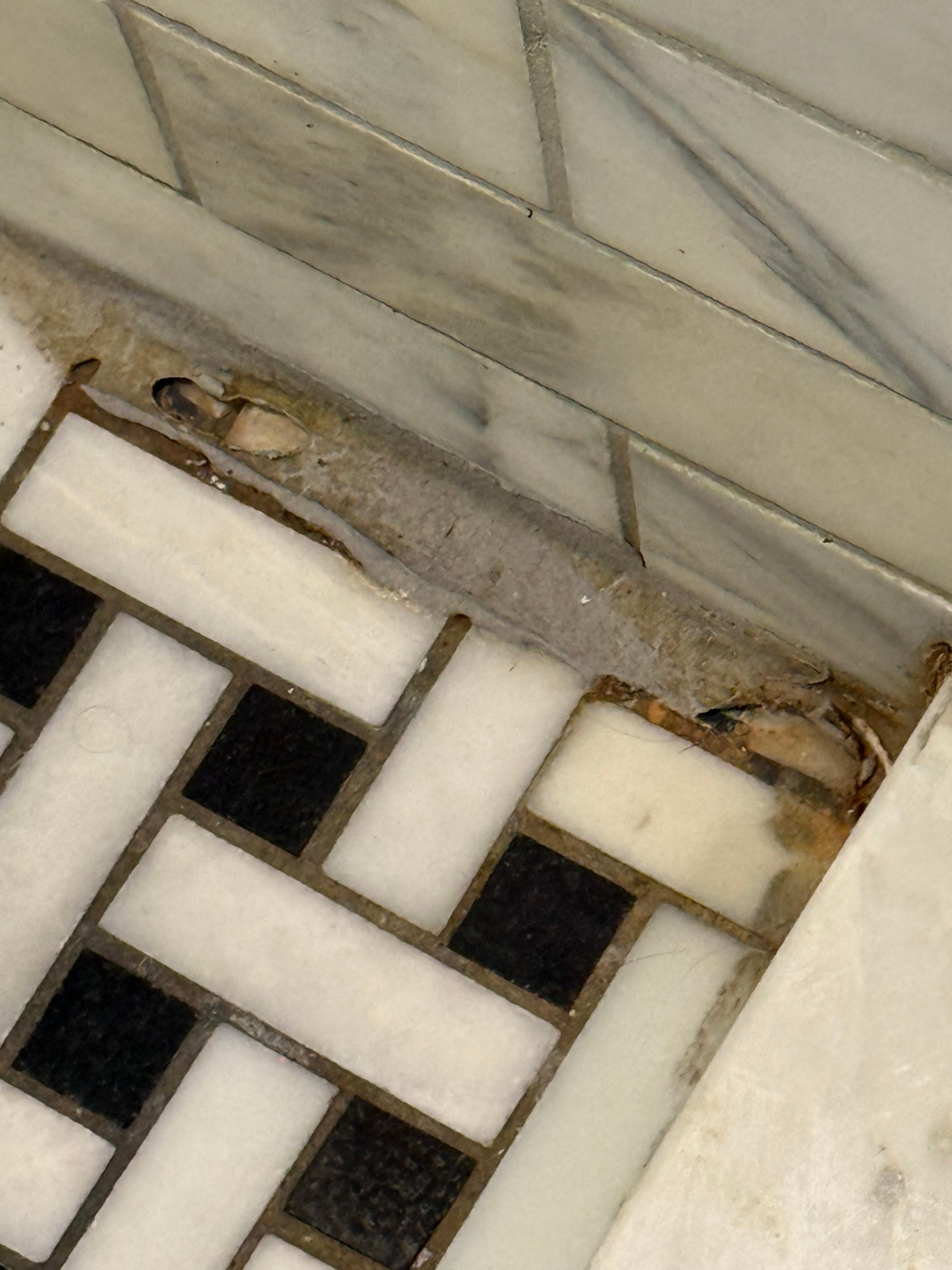 inappropriate conditions for a shower