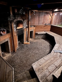 Outdoor brick oven