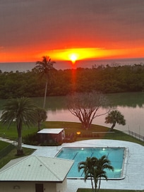 Sunset from the condo!