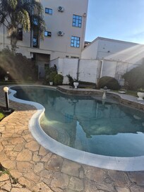 Pool was green - thankfully I did not intend to use it