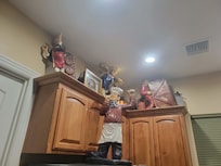 This is above cabinets in the kitchen