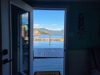 The view from inside the home.