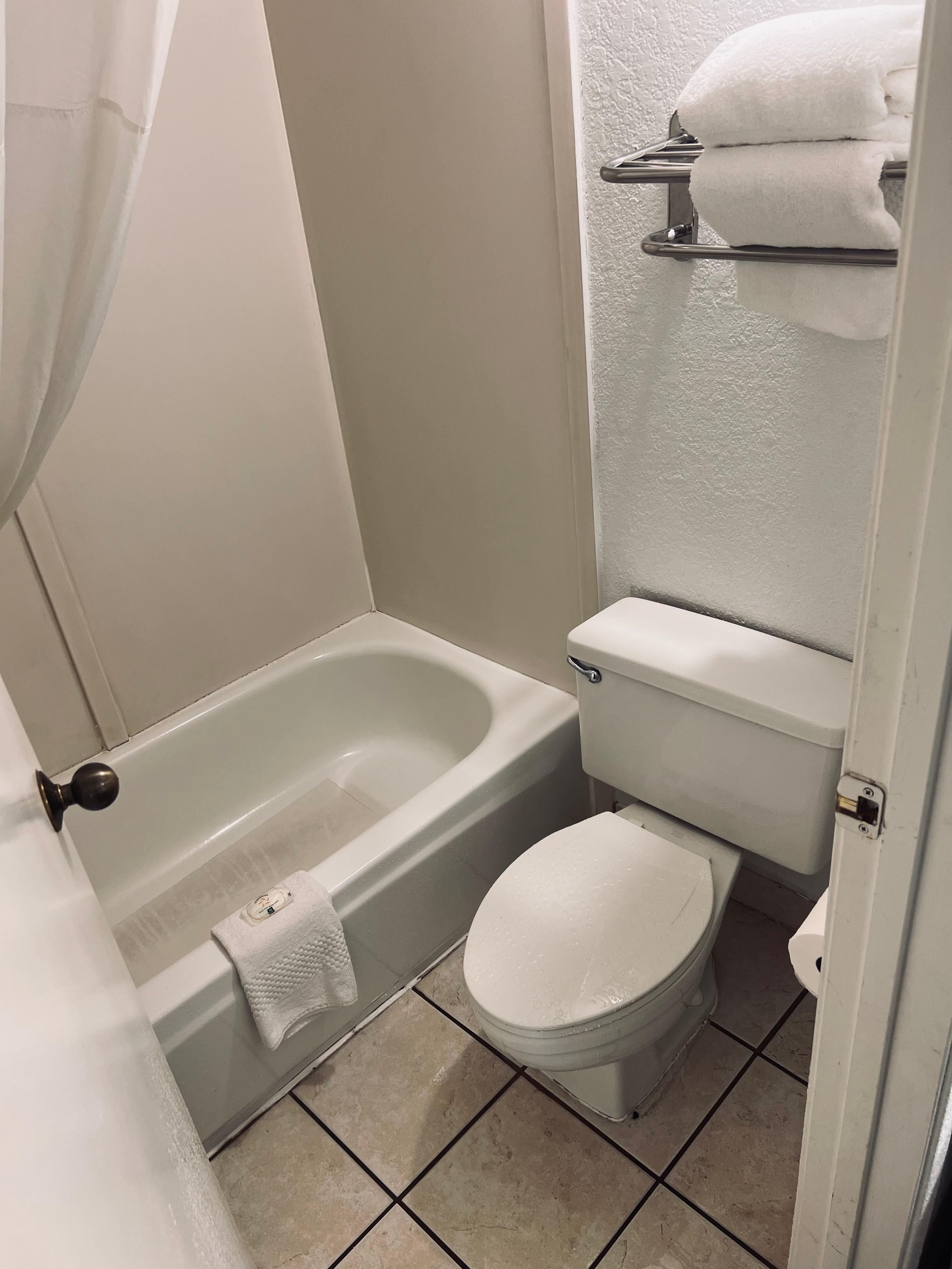 Theres more water in the bathroom aswell 