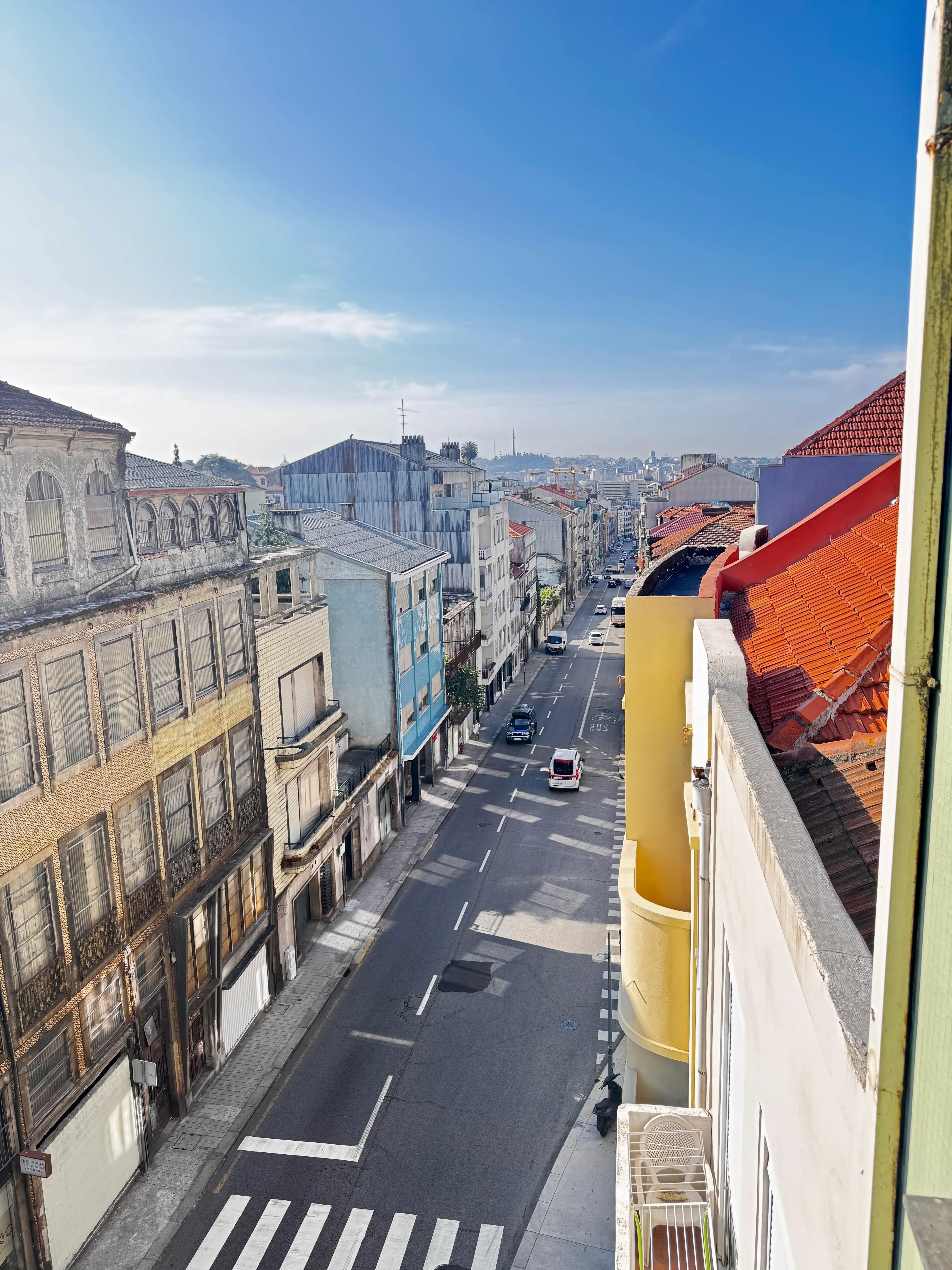 Daytime view from the balcony