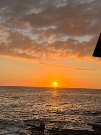 One of many beautiful sunsets from the unit.