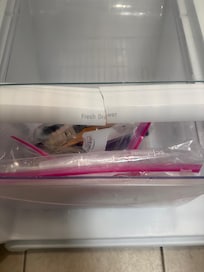 Broken refrigerator tray