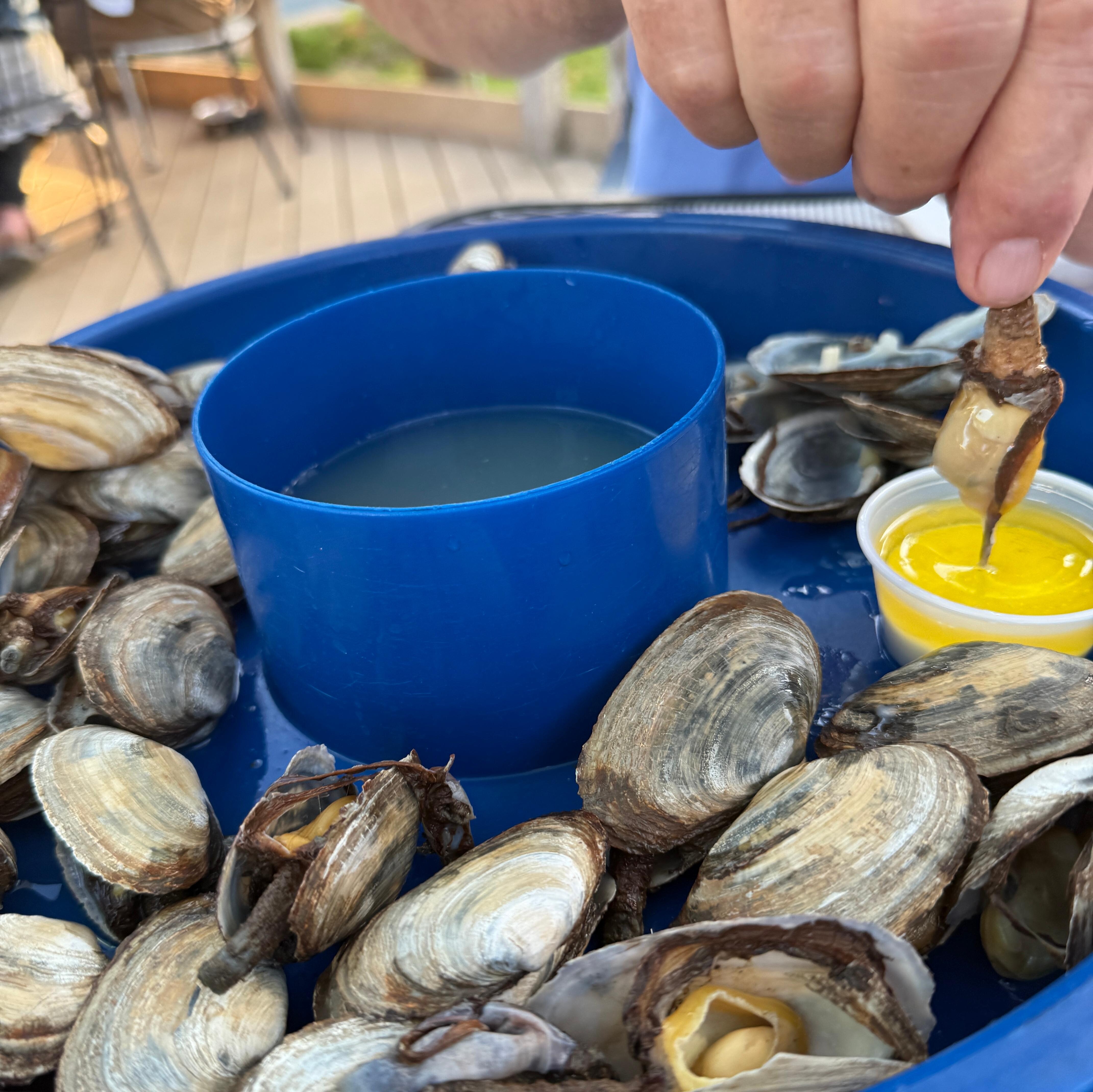 The Happy Clam Steamers for dinner!