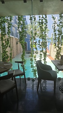 View from the breakfast restaurant.