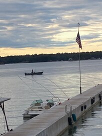 The dock and beach area