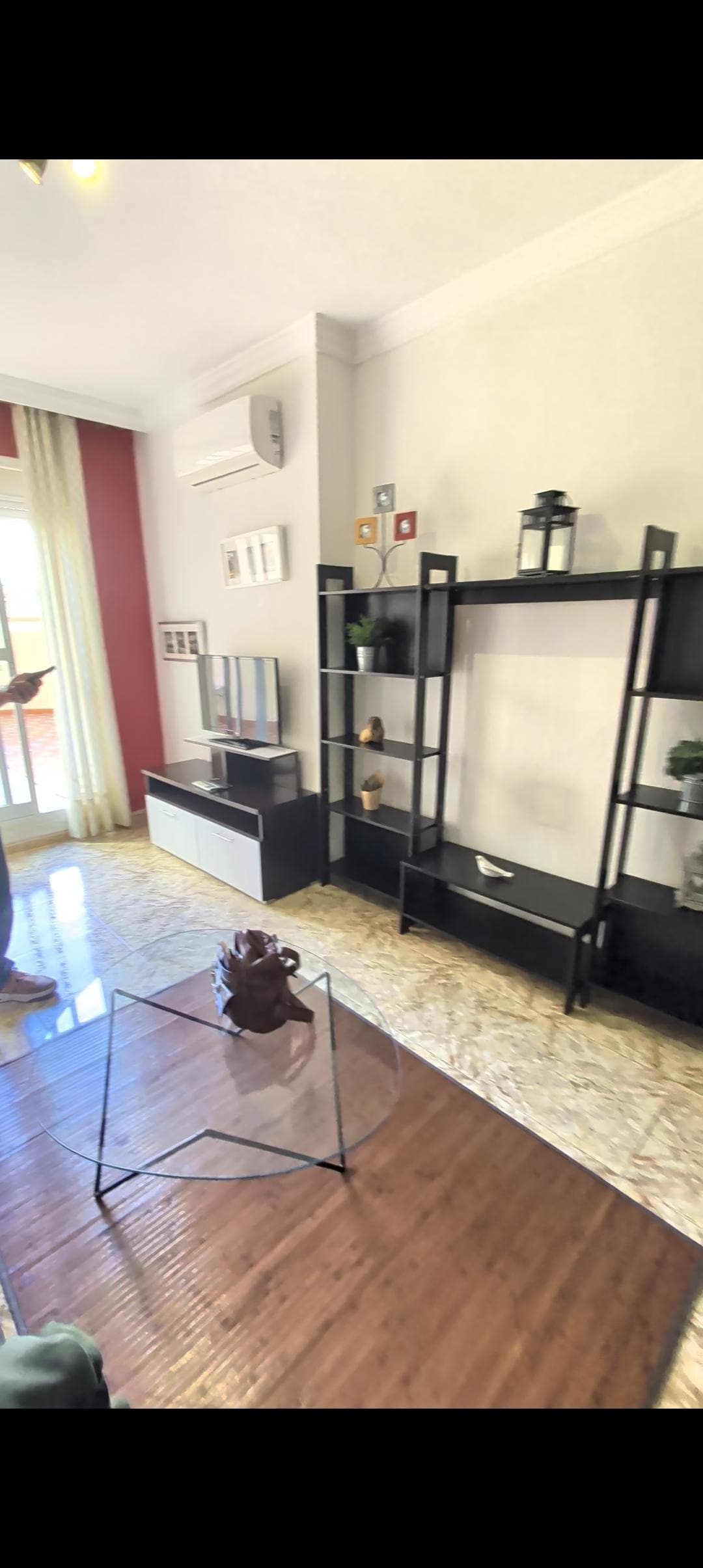 Large living room and dining area