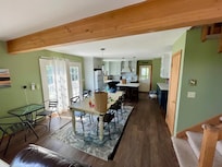 Kitchen and dining area