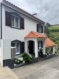front of the house