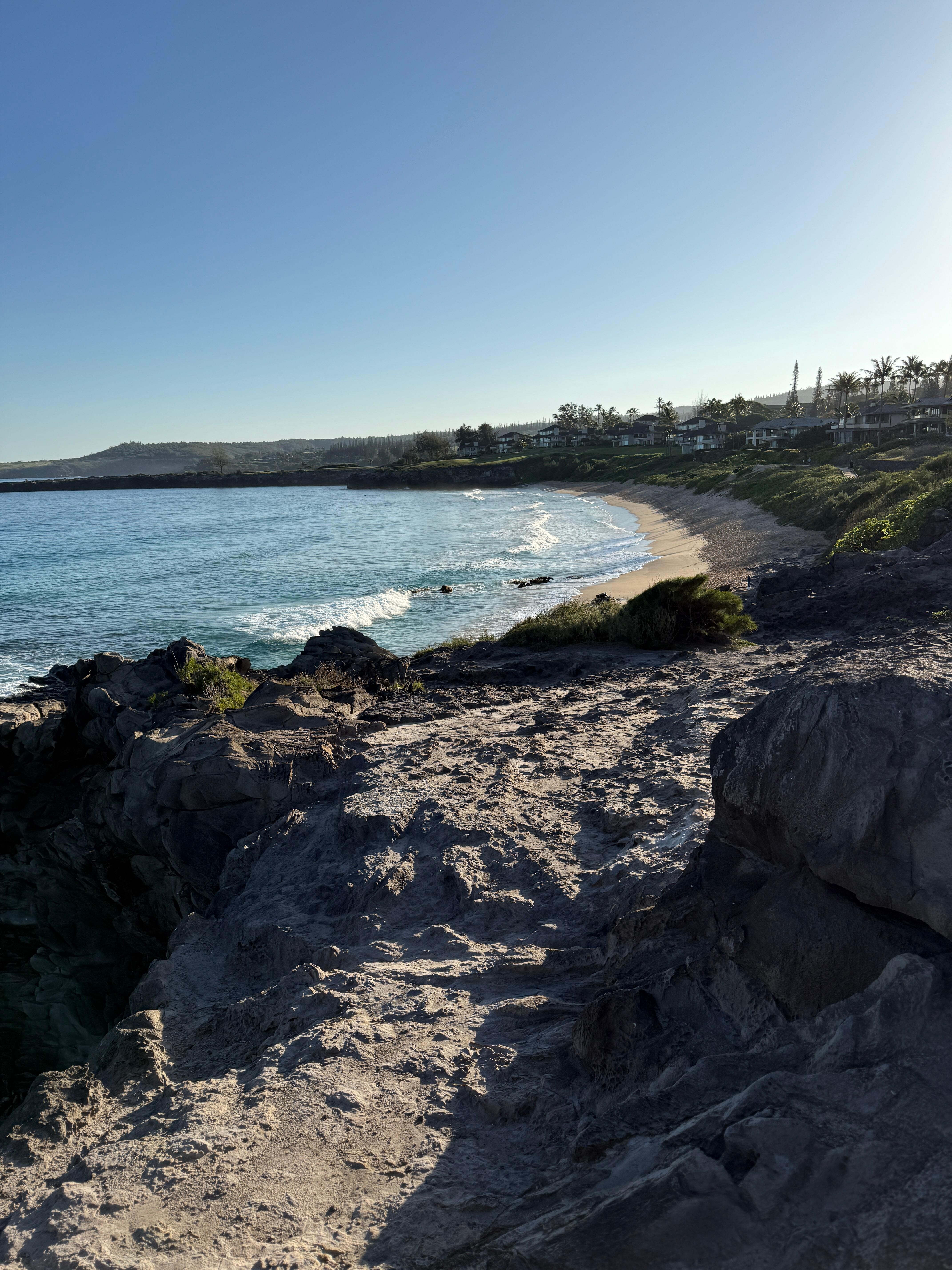 One close beach just down the hill
