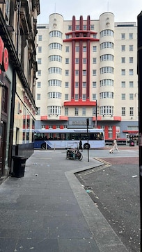 Area outside of the hostel