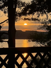 Sunset from the deck