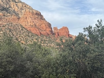 View from sitting area by fireplace