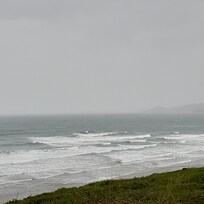 Newgale on a stormy day