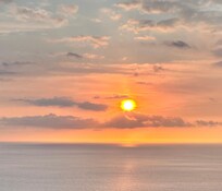 Sunset from the deck