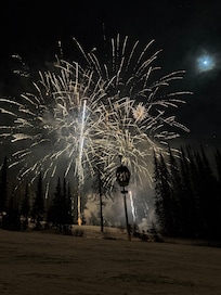 New Year’s fireworks at the Village
