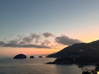 Sunrise at casa mis rocas