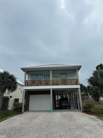 Outside from driveway