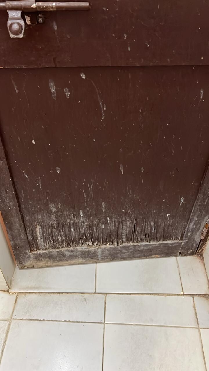 Broken door