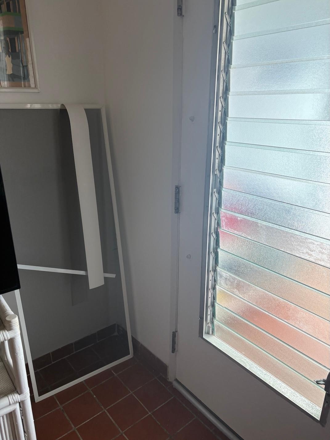 Door frame and window blinds falling off