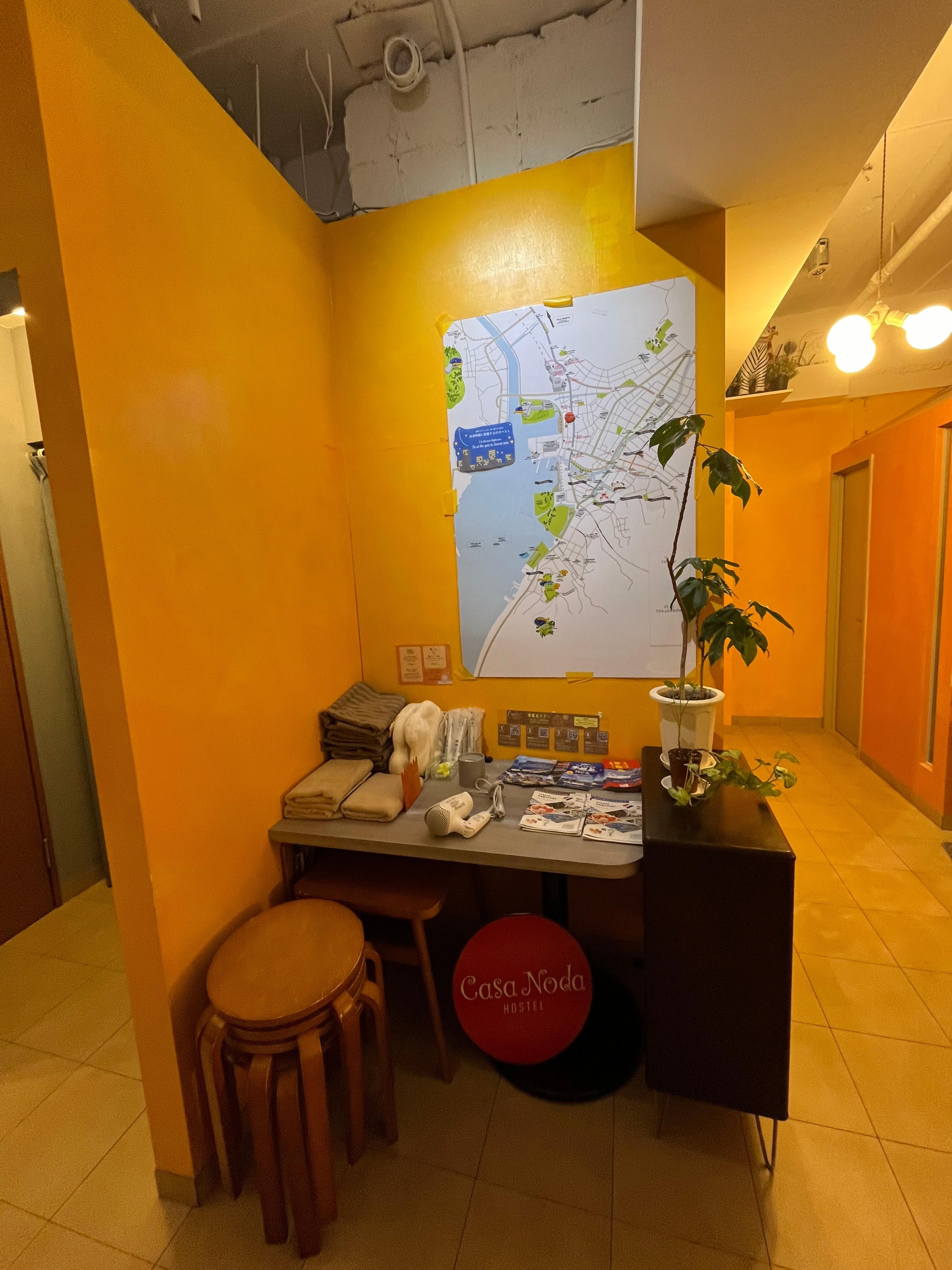 タオル等はお金を入れてここから