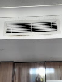 Mouldy aircon vent