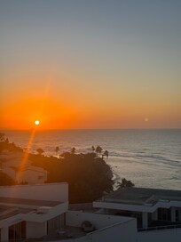 Lever du soleil de la terrasse.