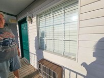My window covering from outside