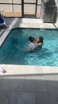 Pool area of 4 bedroom Villa