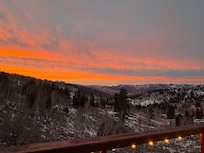 Beautiful view from balcony before the snow came