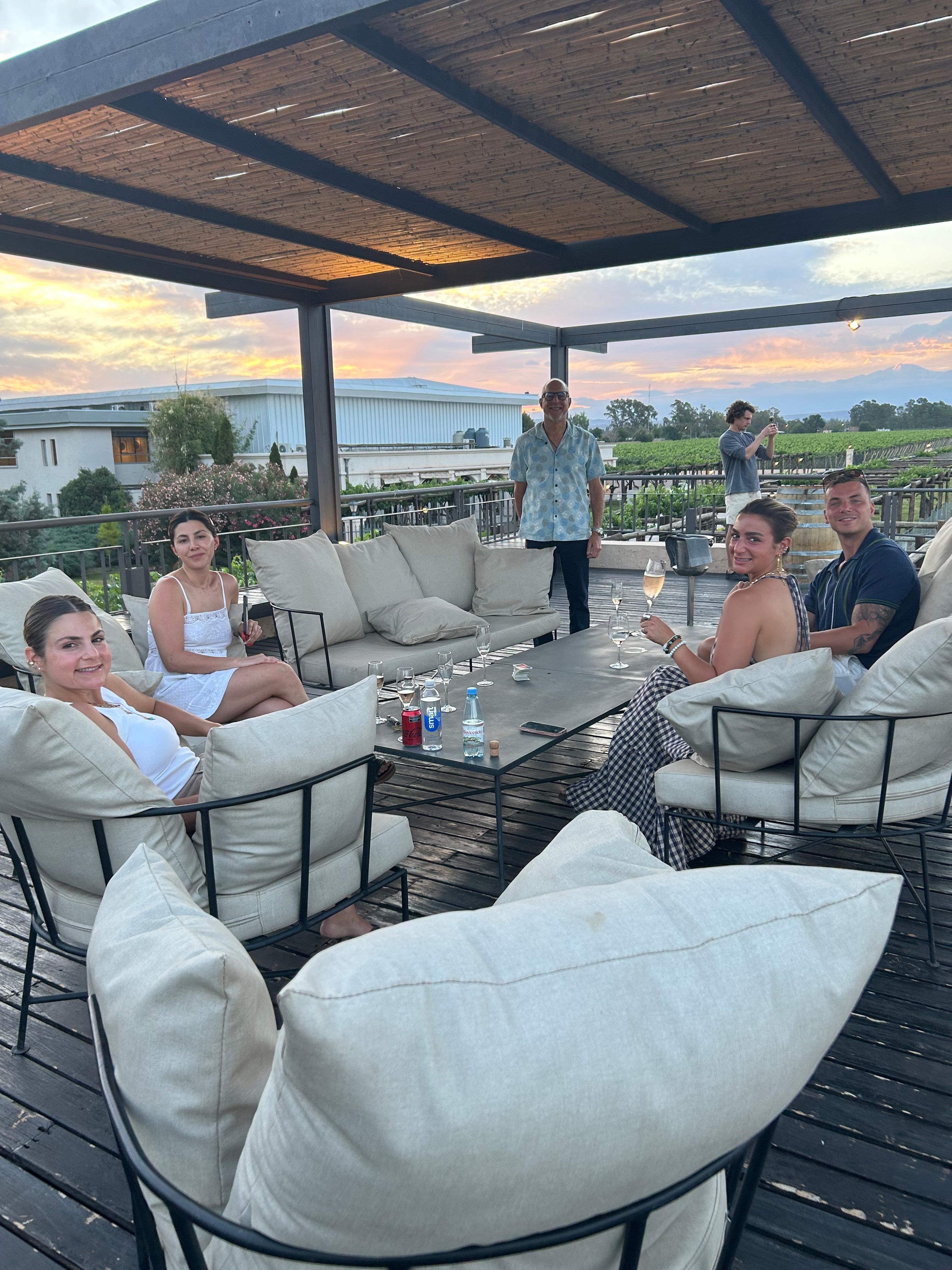 Enjoyed wine and charcuterie at the winery