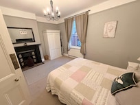 1st floor bedroom. Very comfy. Lots of hanging space in the wardrobe