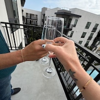 Pic taken from the apartment balcony.