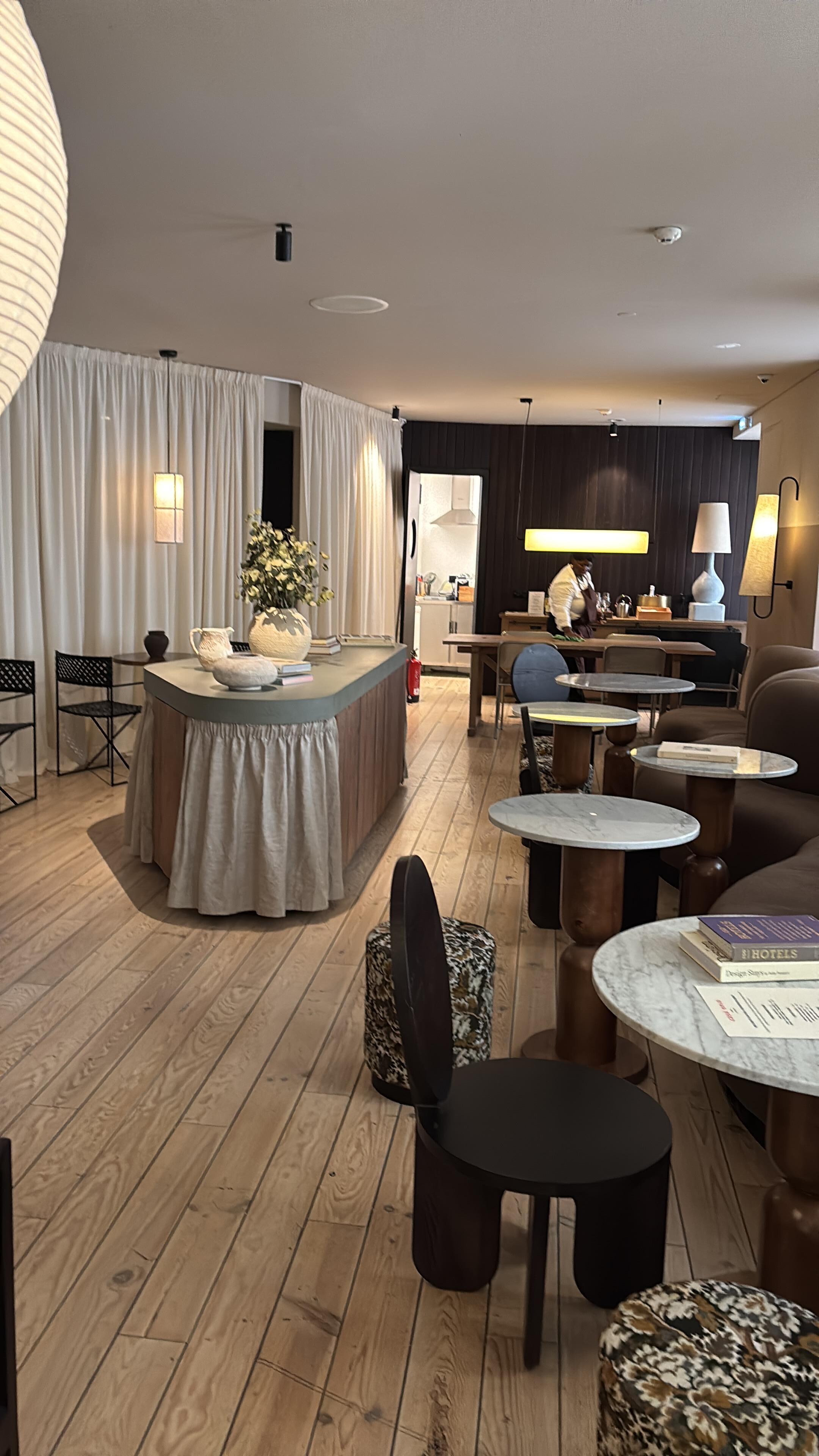 Hotel lobby area 