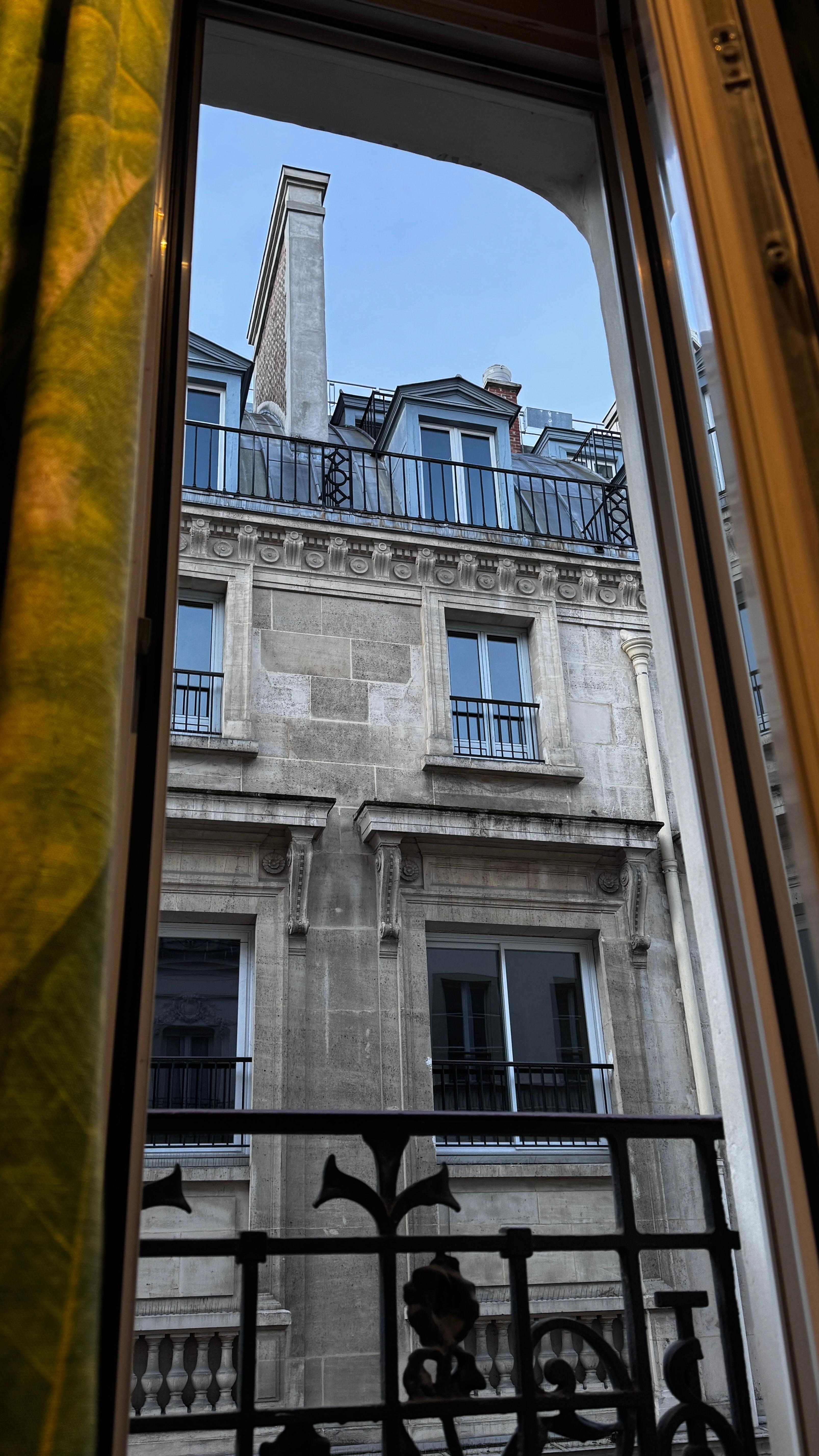 view from one of the two windows very quiet when closed